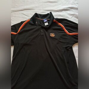 NFL Reebok Men’s Cincinnati Bengals Polo